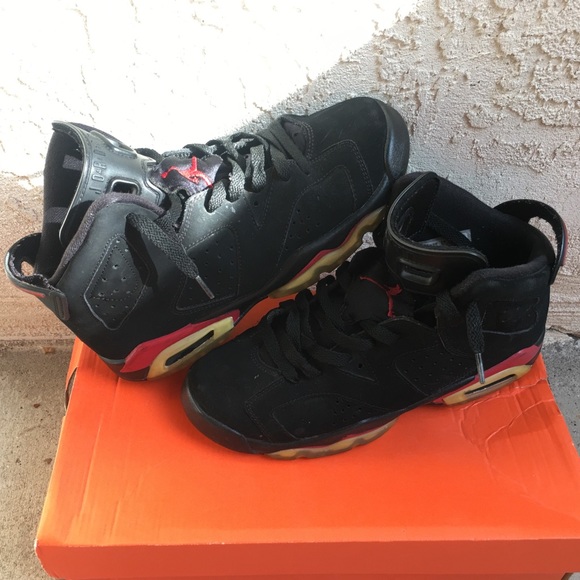 Air Jordan 6 Retro Black Varsity Red 2010 - Picture 1 of 8
